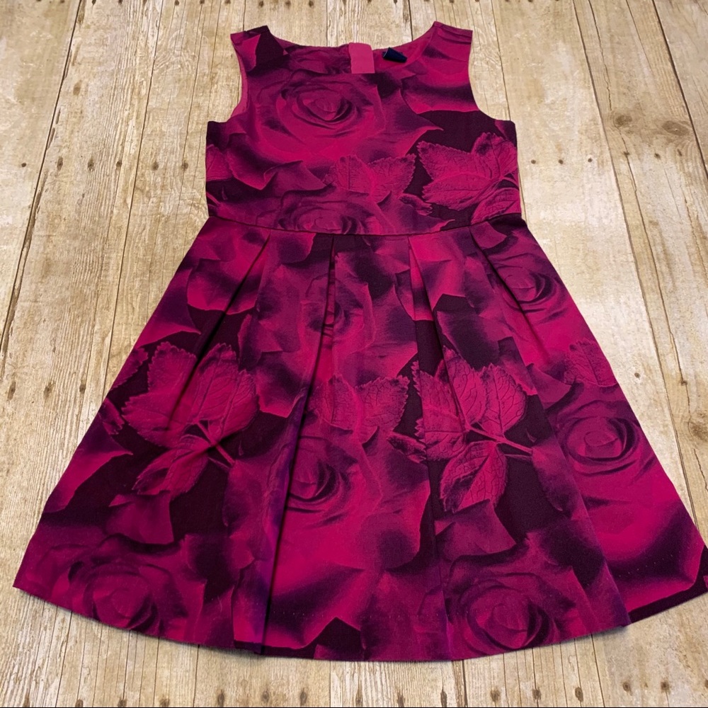 GAP Kids | Floral Fit & Flare Holiday Tank Dress